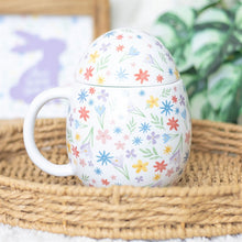 Load image into Gallery viewer, Spring Floral Print Egg Shaped Mug