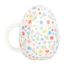 Load image into Gallery viewer, Spring Floral Print Egg Shaped Mug