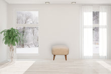 Load image into Gallery viewer, Cream Boucle Footstool