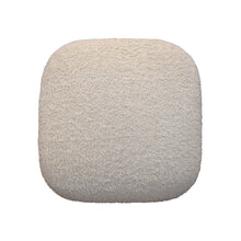 Load image into Gallery viewer, Cream Boucle Footstool