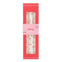 Load image into Gallery viewer, Set of 3 Heart Cherry Taper Candles