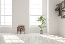 Load image into Gallery viewer, Leopard Print Velvet Footstool - Squared