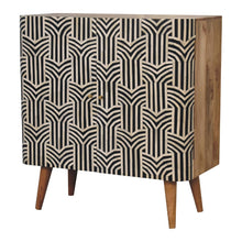 Load image into Gallery viewer, Art Deco Monochrome Storage Sideboard Cabinet
