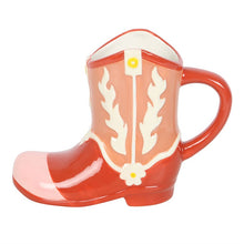 Load image into Gallery viewer, Pink Cowboy Boot Shaped Mug