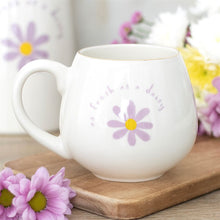 Load image into Gallery viewer, Fresh as a Daisy Rounded Mug