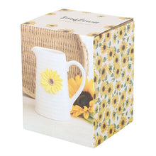 Load image into Gallery viewer, Hello Sunshine Ceramic Flower Jug with 3D Sunflower