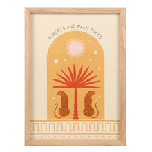 Load image into Gallery viewer, Leopard Palm Framed Wall Art Print