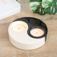 Load image into Gallery viewer, Yin Yang Tealight Candle Holder