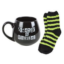 Load image into Gallery viewer, Strange & Unusual Mug and Socks Set