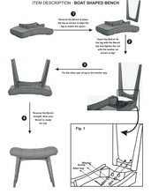 Load image into Gallery viewer, Leopard Print Velvet Upholstered Bench With Angled Seat