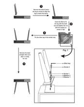 Load image into Gallery viewer, Oak Carved Line Office Desk