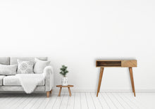 Load image into Gallery viewer, Oak Carved Line Office Desk