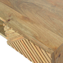 Load image into Gallery viewer, Oak Carved Line Office Desk