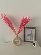 Load image into Gallery viewer, Bright Hot Pink Dried Pampas Grass
