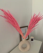 Load image into Gallery viewer, Bright Hot Pink Dried Pampas Grass