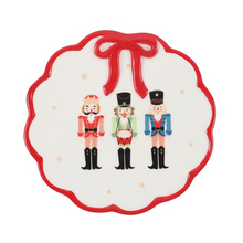 Load image into Gallery viewer, Nutcracker Trinket Dish with Bow
