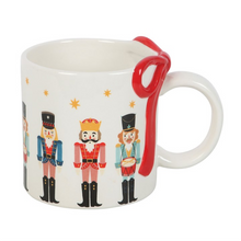 Load image into Gallery viewer, Nutcracker Print Mug with Bow
