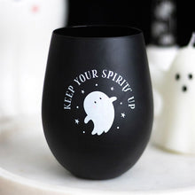 Load image into Gallery viewer, Keep Your Spirits Up Stemless Ghost Glass
