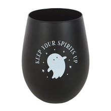Load image into Gallery viewer, Keep Your Spirits Up Stemless Ghost Glass
