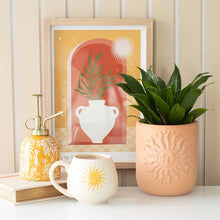 Load image into Gallery viewer, Terracotta Sun Plant Pot
