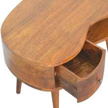 Load image into Gallery viewer, Chestnut Curved Wooden Storage Coffee Table
