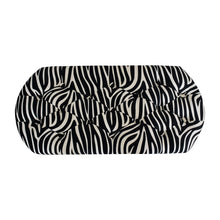 Load image into Gallery viewer, Zebra Print Velvet Bench

