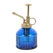 Load image into Gallery viewer, Small Blue Glass Plant Mister
