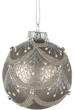 Load image into Gallery viewer, Gold Glitter Glass Bauble
