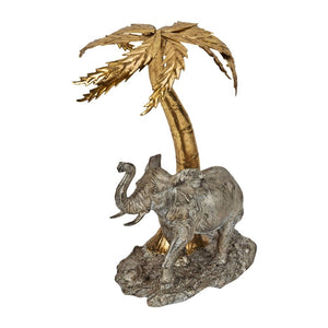 Elephant and Palm Tree Ornament