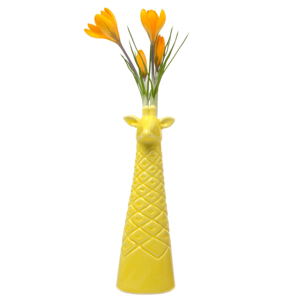 Yellow Giraffe Vase